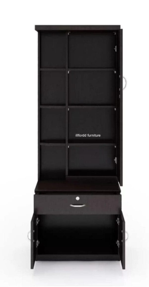 Dressing Table with Mirror and Storage Cupboard - Image 3