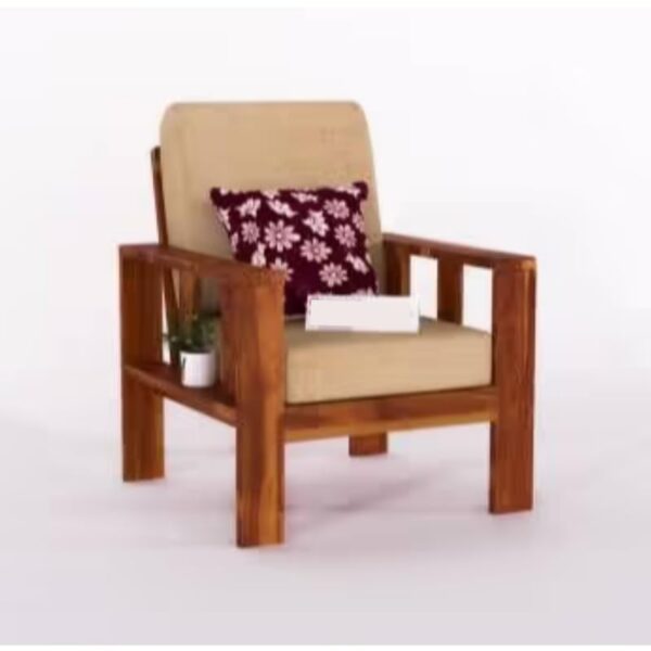 Sheesham Wood Five Seater Sofa Set - Image 4