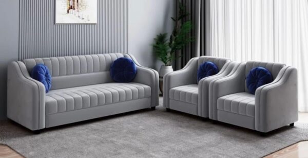 five seater velvet sofa set