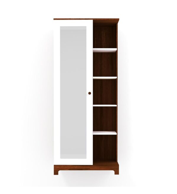 Dressing Table with Shelf and Storage 1 Door with Mirror - Image 2