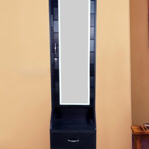 Dressing table with mirror and led lights