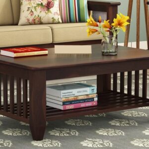 wooden Center table with storage