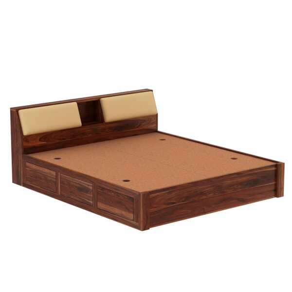 King Size Bed with Box and Headboard Storage - Image 2