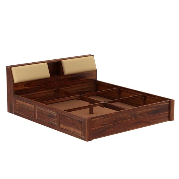 King Size Bed with Box and Headboard Storage - Image 5